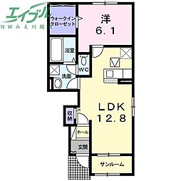カーサ和泉 B 1階/-
