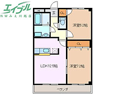 ルシェンテ下之宮 2階/-