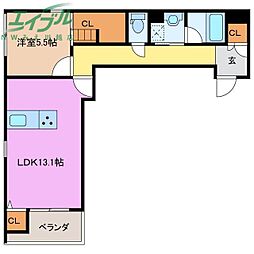クオリスタ尾畑 A 2階/-