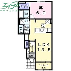 物件の間取り