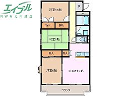 祥庵21 3LDKの間取図画像