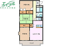 祥庵21 3LDKの間取図画像