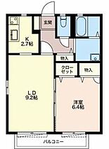 グランスイート 106 ｜ 三重県四日市市日永５丁目（賃貸アパート1LDK・1階・45.36㎡） その2