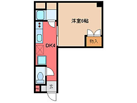 内山マンション 4A ｜ 三重県四日市市諏訪栄町（賃貸マンション1DK・4階・19.80㎡） その2