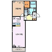 エスパシオときわII 303 ｜ 三重県四日市市ときわ５丁目（賃貸アパート1LDK・3階・45.01㎡） その2