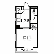 パティオAS 301 ｜ 三重県四日市市西浦１丁目（賃貸マンション1K・3階・36.00㎡） その2