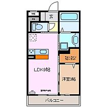 レジデンス朝日町　A棟 302 ｜ 三重県四日市市朝日町（賃貸アパート1LDK・3階・33.39㎡） その2