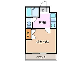 プルーリオン98 401 ｜ 三重県四日市市西浦２丁目（賃貸マンション1K・4階・25.24㎡） その2