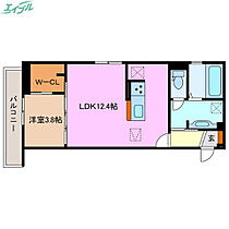 D-chambre 伊倉  ｜ 三重県四日市市伊倉2丁目（賃貸アパート1LDK・1階・41.46㎡） その1