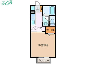 ミレーヌＡ・Ｋ  ｜ 三重県四日市市曙2丁目（賃貸アパート1K・2階・27.00㎡） その2