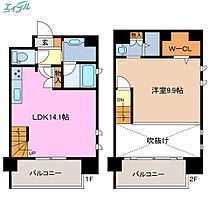 鵜の森レジデンスURBAN STAGE30  ｜ 三重県四日市市鵜の森2丁目（賃貸マンション1LDK・7階・59.75㎡） その2