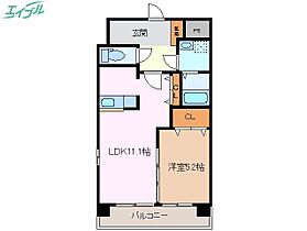 Ｍ’ｓソレイユ  ｜ 三重県四日市市朝日町（賃貸マンション1LDK・6階・42.66㎡） その2