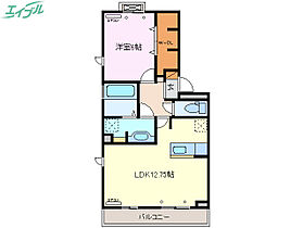 セジュール城西　A棟  ｜ 三重県四日市市城西町（賃貸アパート1LDK・3階・49.21㎡） その2