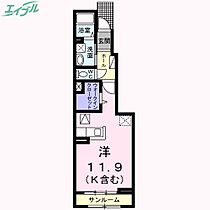 Ｈ・ＰＬＡＣＥ  ｜ 三重県四日市市昌栄町（賃貸アパート1R・1階・36.25㎡） その2