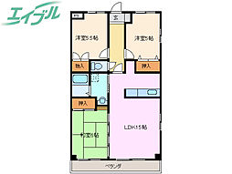 間取図画像 3LDK