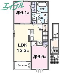 プリマヴェールIIIＣ 2階