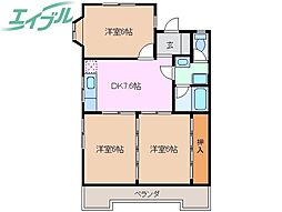 ハイツサイキ 4階/-