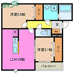 LECOCON四日市IV 2階/-