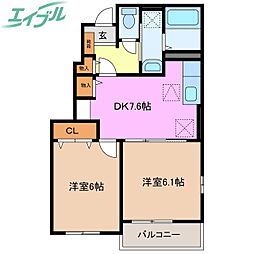 ヴィラージュ　リジエールＡ 1階