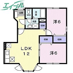 クレアール　石田 1階/-