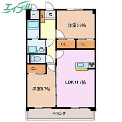 物件の間取り