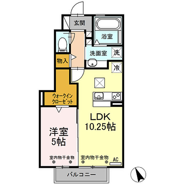 サンシエール中川原　壱番館 103｜三重県四日市市中川原１丁目(賃貸アパート1LDK・1階・41.25㎡)の写真 その2