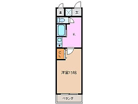 アイルーム四日市白須賀 118 ｜ 三重県四日市市白須賀１丁目（賃貸マンション1K・1階・23.74㎡） その2