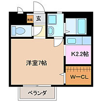 ライネスカーサ 202 ｜ 三重県四日市市松本１丁目（賃貸アパート1K・2階・26.44㎡） その2