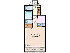 バスティード海山道 1D ｜ 三重県四日市市海山道町１丁目（賃貸アパート1R・1階・32.51㎡） その2