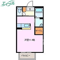 アドバンスＫ  ｜ 三重県四日市市石塚町（賃貸アパート1R・1階・30.20㎡） その2