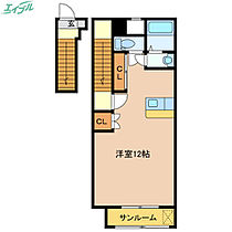 バスティード海山道  ｜ 三重県四日市市海山道町1丁目（賃貸アパート1R・2階・22.77㎡） その2