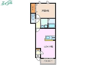 グリーンタウン伍番館  ｜ 三重県四日市市芝田1丁目（賃貸アパート1LDK・1階・47.40㎡） その2