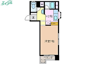 マンションさかえ  ｜ 三重県四日市市西浦1丁目（賃貸マンション1K・2階・21.00㎡） その2