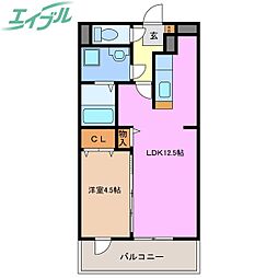 間取図画像 1LDK