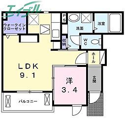 レア・アムール 1階
