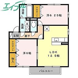 ウィルモアグッドラックII 2階