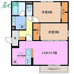 ディーソルビア石塚町 B 1階/-