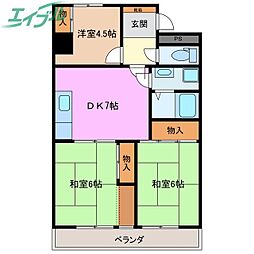 シャンボール西浦 6階