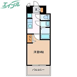 プレサンス　ジェネ　四日市中央通り 2階/-