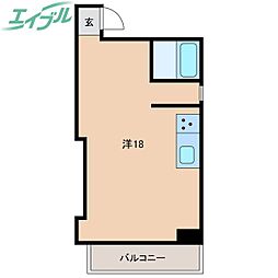 安島コーポ 4階/-