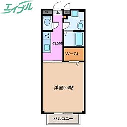 ユトリロ　A棟 1階/-