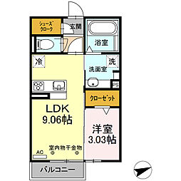 🉐敷金礼金0円！🉐グリーンティア　Ｂ