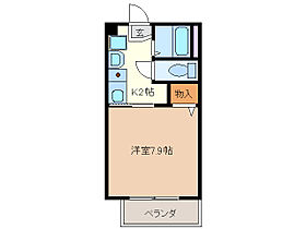 Ｓ・Ｋ菰野 202 ｜ 三重県三重郡菰野町大字菰野（賃貸アパート1K・2階・24.10㎡） その2