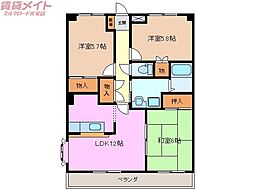 間取図画像 3LDK