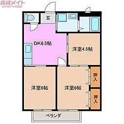 ときわのガーデンハイツＢ棟 2階