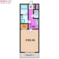 ヴィラオークス 1階/-