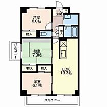 ディアコートＳＡＫＵＲＡＤＡＩ　Ｂ棟 103 ｜ 三重県四日市市桜台本町（賃貸マンション3LDK・1階・70.44㎡） その2