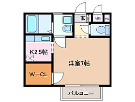 ニューハイツ日野 103 ｜ 三重県四日市市東日野町（賃貸アパート1K・1階・26.31㎡） その2