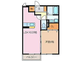 フジコーコ波木　A 206 ｜ 三重県四日市市波木町（賃貸アパート1LDK・2階・40.29㎡） その2