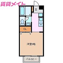 三重県四日市市大字塩浜（賃貸アパート1K・1階・26.71㎡） その2